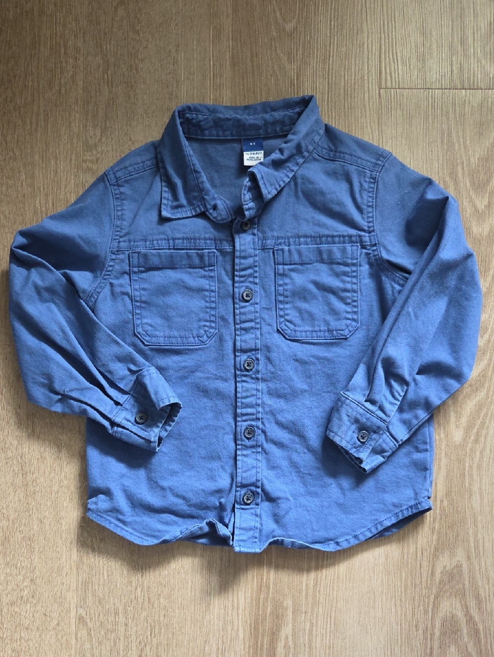 Old Navy Boys Blue Button-Down Shirt